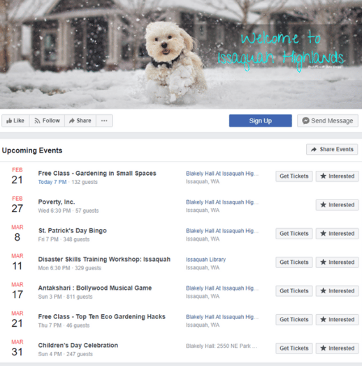PerfectMind How To Create Facebook Events