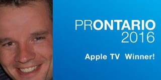 PROntario 2016 Apple TV Draw Winner