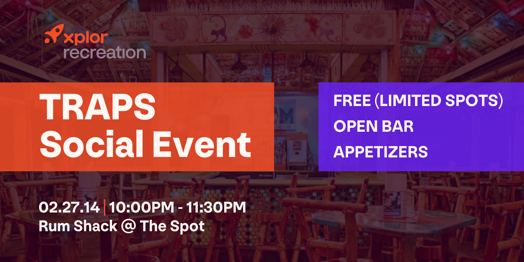nextRec TRAPS Social Event Graphic