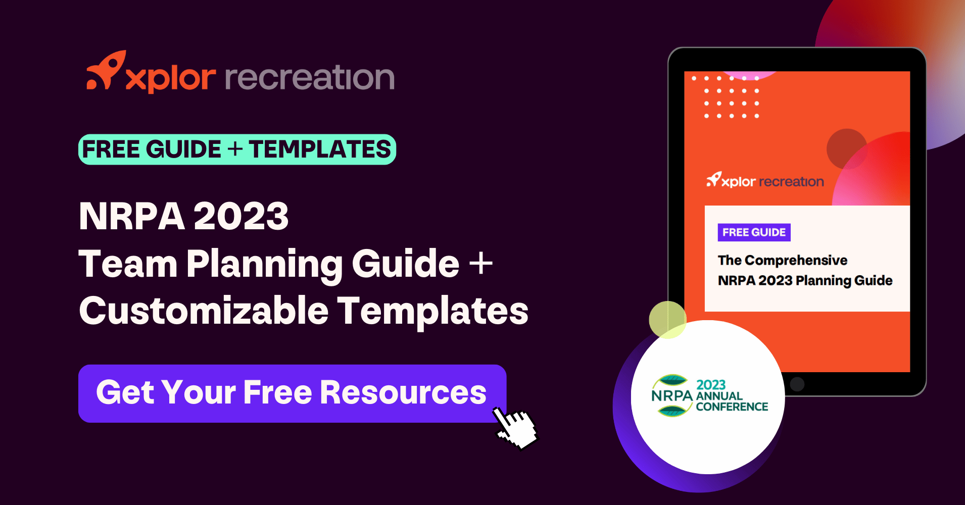 nextRecs NRPA team planning guide template social sharing graphic